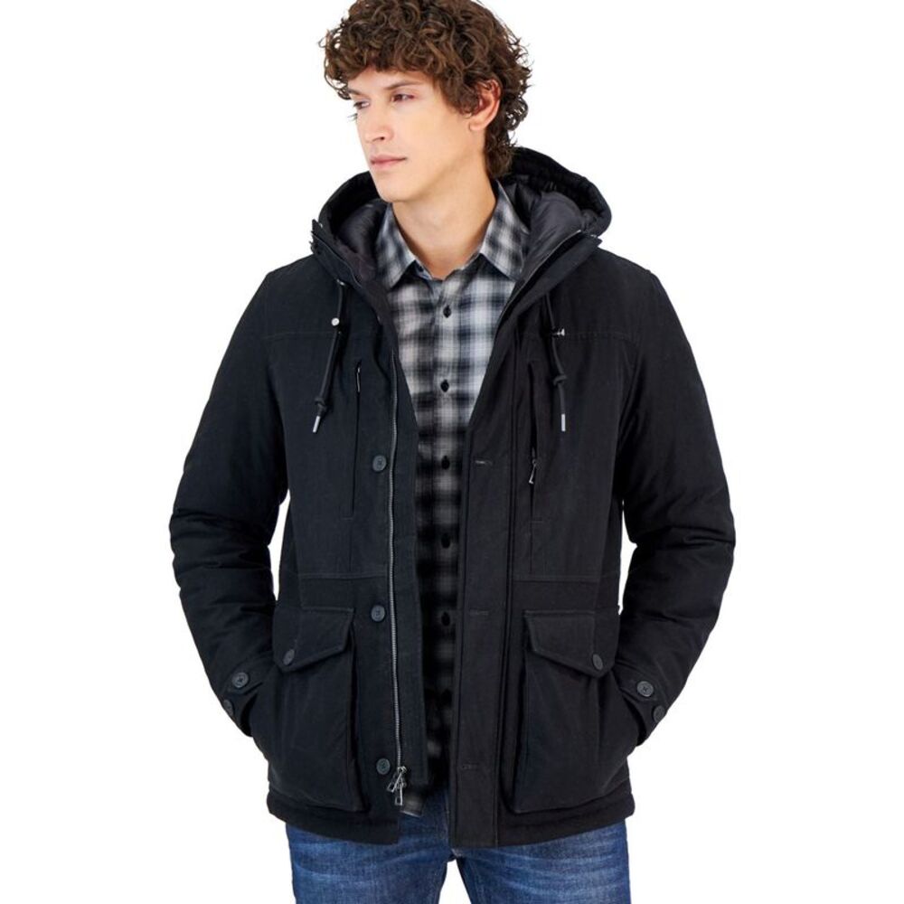 Michael Kors Mens Hooded Parka Coat, NWT